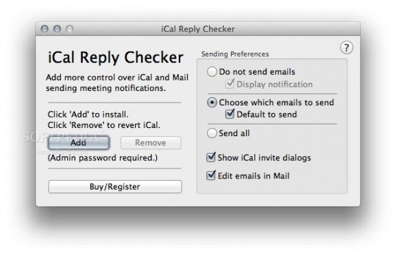 iCal Reply Checker screenshot