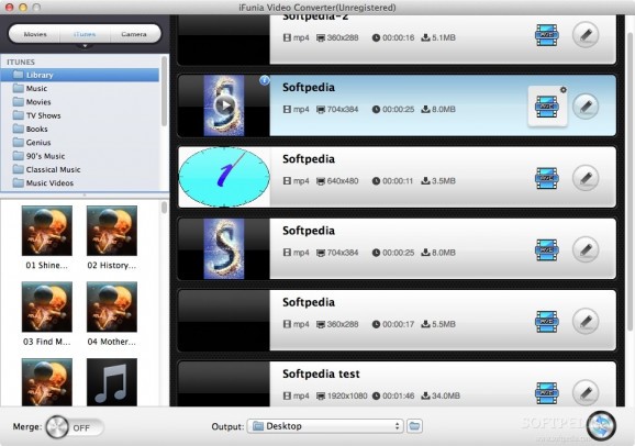 iFunia Video Converter screenshot