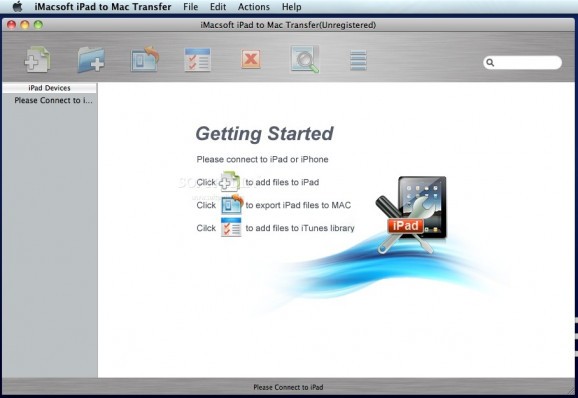 iMacsoft iPad to Mac Transfer screenshot
