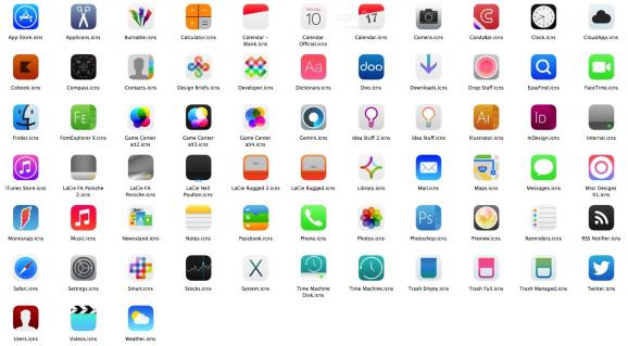 iOS 7 Icons screenshot