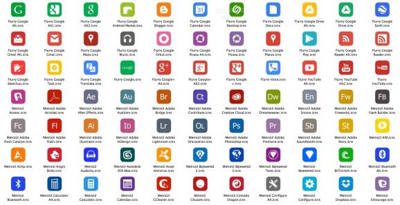 iOS 7 Style - Metro UI Icons screenshot