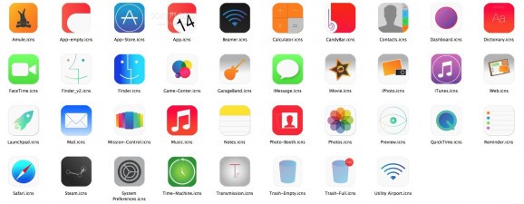 iOS7 Like Mac Icons screenshot