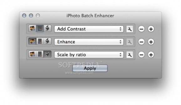 iPhoto Batch Enhancer screenshot
