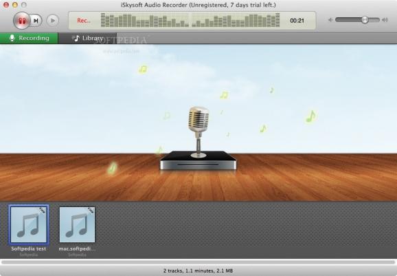 iSkysoft Audio Recorder screenshot