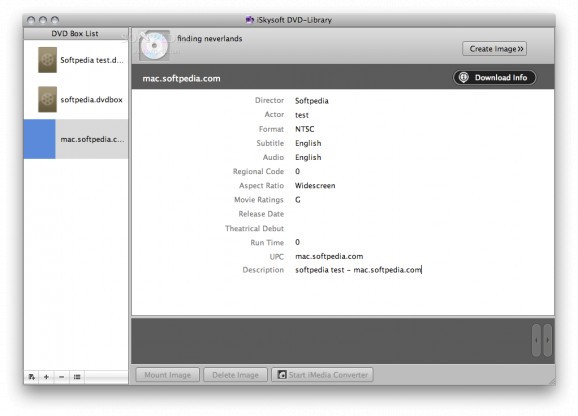 iSkysoft DVD-Library screenshot