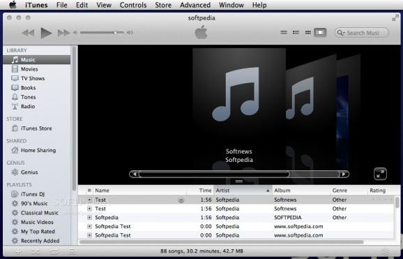 iTunes 10.7 UNTITLED screenshot