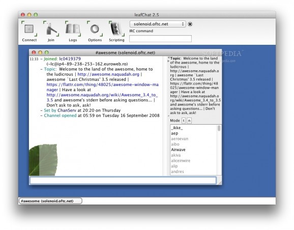 leafChat screenshot