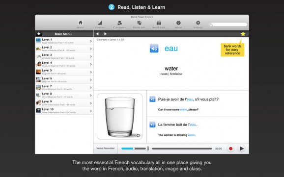 Learn French Vocabulary screenshot