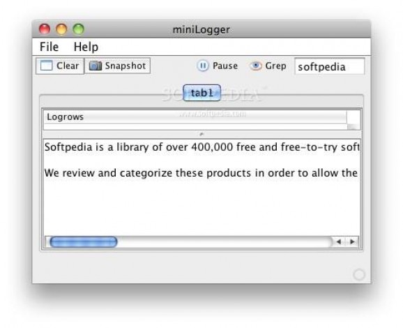 miniLogger screenshot