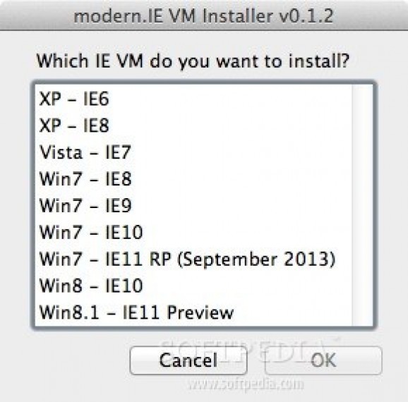 modern.IE VM Installer screenshot