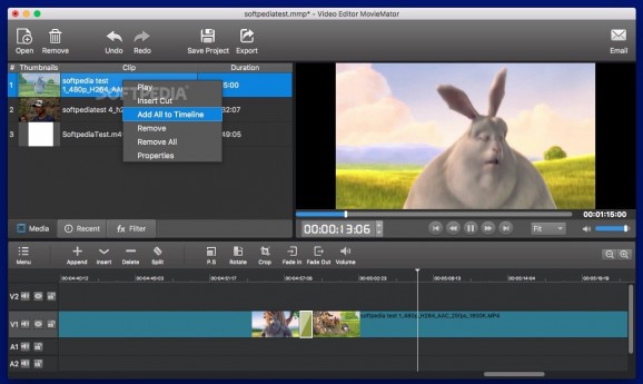Moviemator Video Editor screenshot