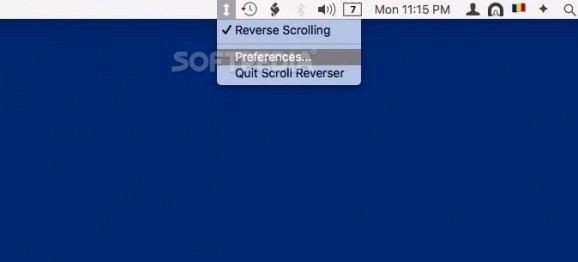 Scroll Reverser screenshot