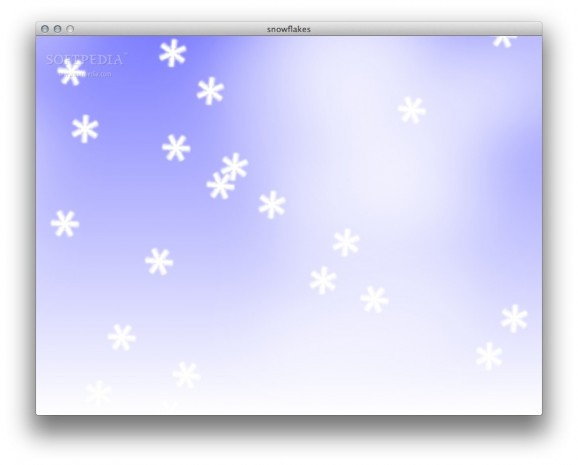 snowflakes screenshot
