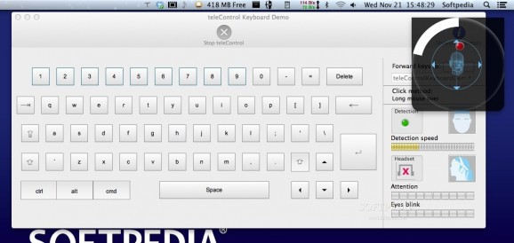 teleControl Keyboard screenshot