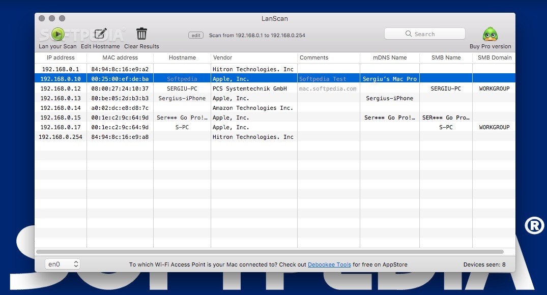 Download LanScan 6.7.0 (Mac) – Download Free