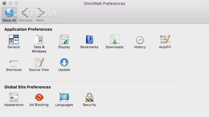 omniweb browsers mac