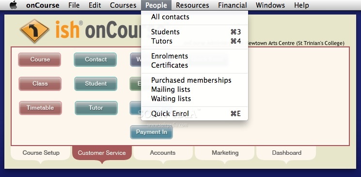 Download onCourse for Mac 8.0.2 key