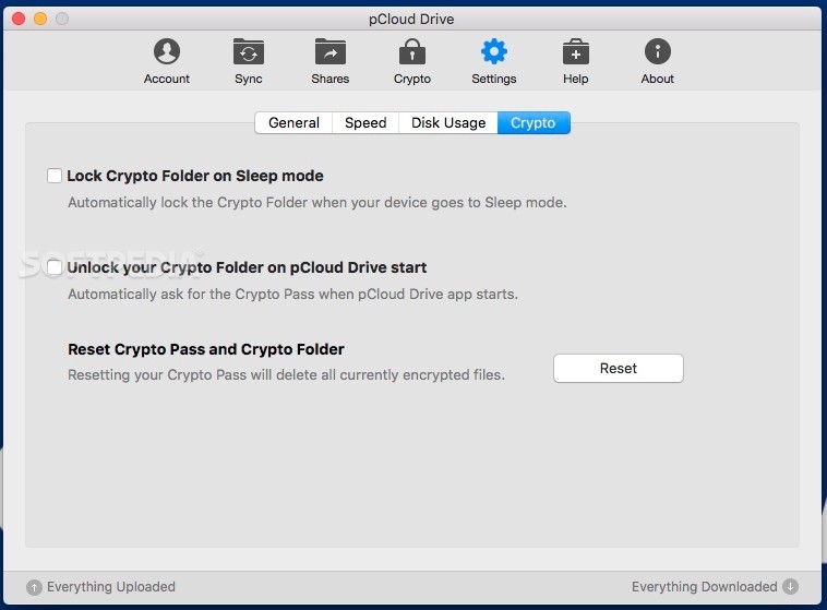 delete pcloud drive from mac