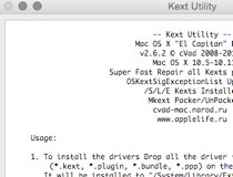 Kextbeast vs kext utility
