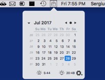 mini calendar app for mac