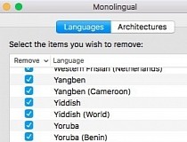 monolingual app
